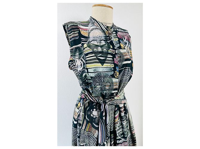 Vestito Bitte Kai Rand Viscosa Multicolore XL - vista 2