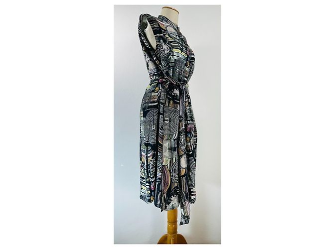 Vestito Bitte Kai Rand Viscosa Multicolore XL - vista 3