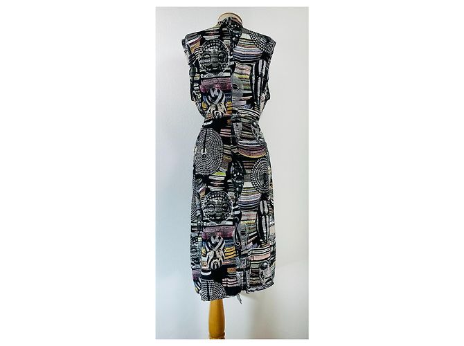Vestito Bitte Kai Rand Viscosa Multicolore XL - vista 4