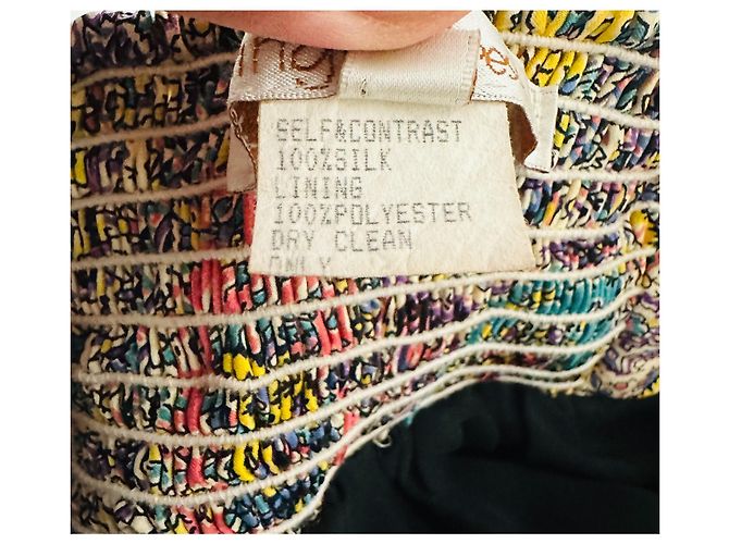 Autre Marque Seiden Maxikleid Mehrfarben - Ansicht 9