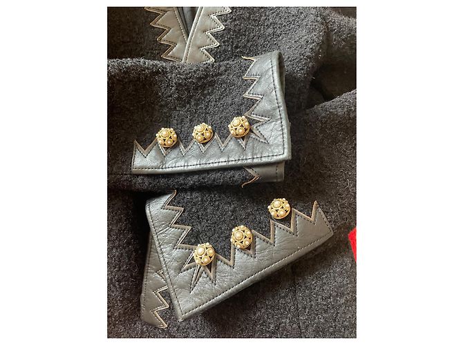 Cambon Chanel 2015P Giacca nera Paris-Salzburg 38 Nero - vista 7