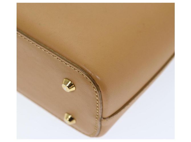 Bolsa de ombro BURBERRY couro bege Auth am6251 - vista 15