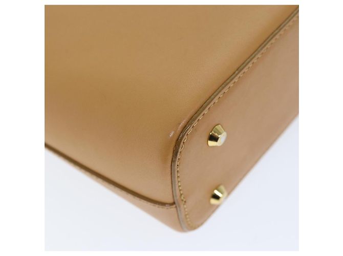 Bolsa de ombro BURBERRY couro bege Auth am6251 - vista 16