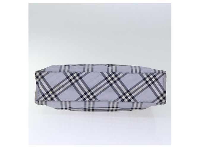 BURBERRY Nova Check Blue Label Borsa a mano Nylon Blu Auth am6158 - vista 5