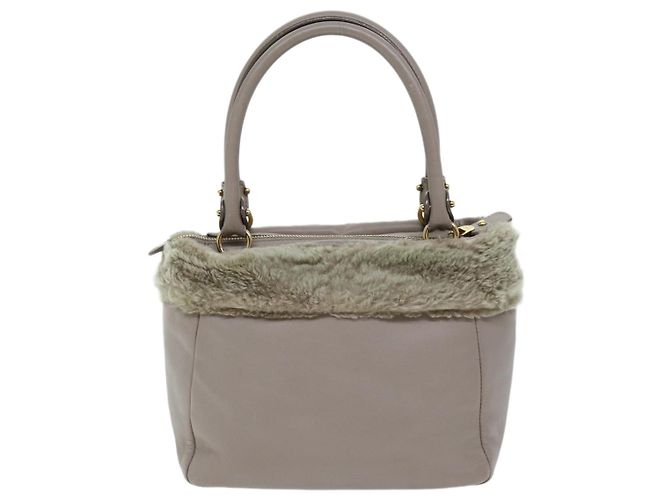 Salvatore Ferragamo Borsa A Mano Pelle Rosa Auth am6099 - vista 2
