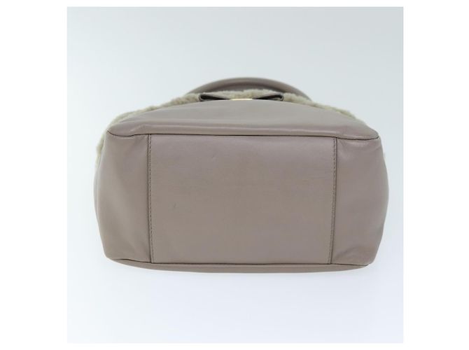 Salvatore Ferragamo Borsa A Mano Pelle Rosa Auth am6099 - vista 5