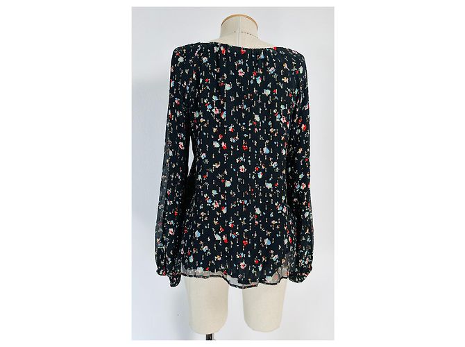Top in seta SéZane multicolore - vista 4