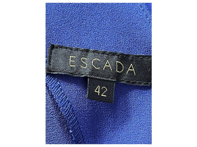 Escada Vestido capa Doriasco en azul cobalto - vista 4
