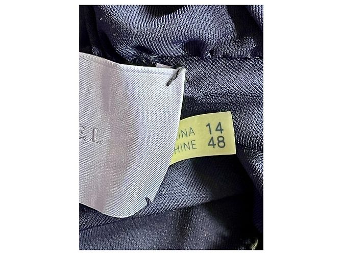 Vera Wang Abito senza maniche decorato in blu scuro Blu navy - vista 7