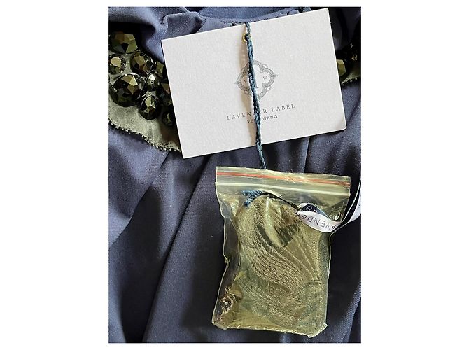 Vera Wang Abito senza maniche decorato in blu scuro Blu navy - vista 8