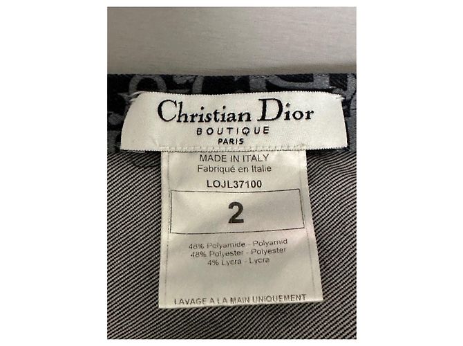 Falda Pareo Christian Dior Azul - vista 6