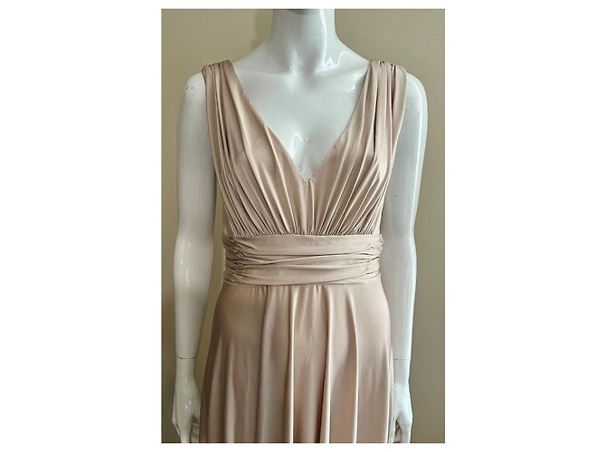 Biba blassgoldenes Abendkleid Creme - Ansicht 2