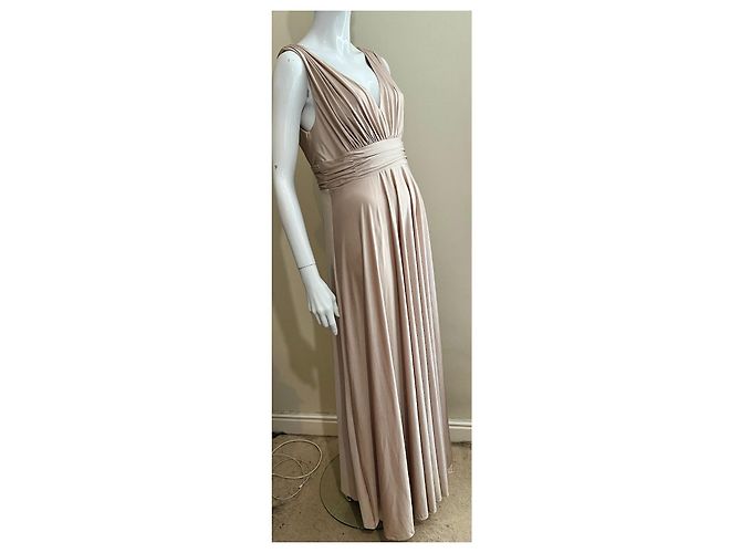 Biba blassgoldenes Abendkleid Creme - Ansicht 3