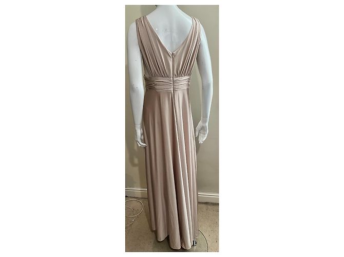 Biba blassgoldenes Abendkleid Creme - Ansicht 4