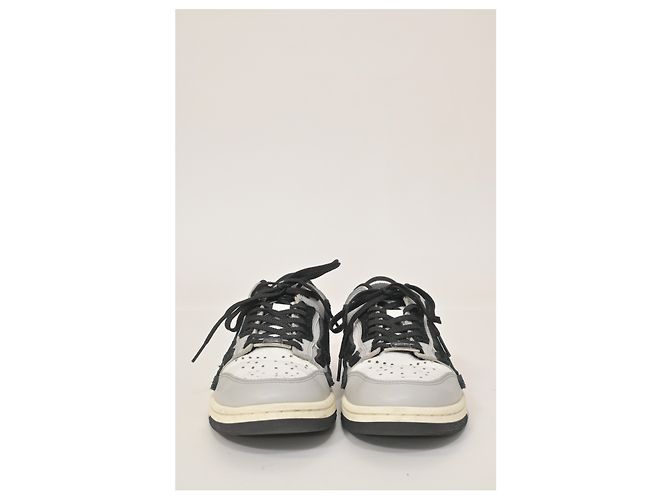 Sneakers Amiri Skel Top Low in pelle Bianca Bianco - vista 13