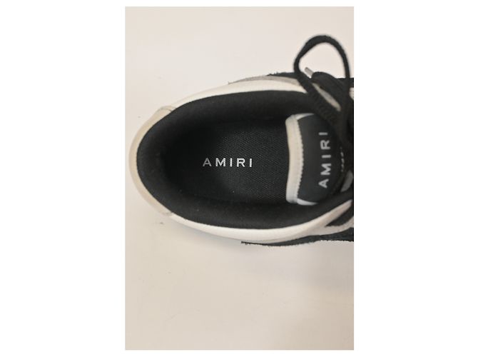 Sneakers Amiri Skel Top Low in pelle Bianca Bianco - vista 15