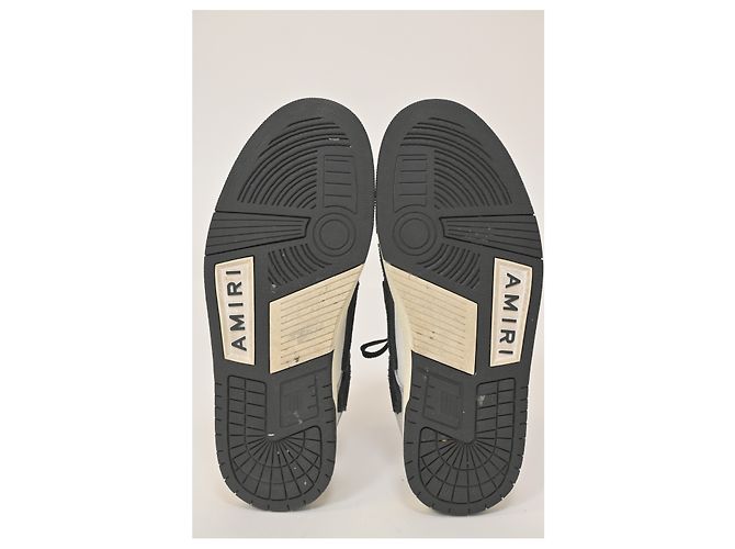 Sneakers Amiri Skel Top Low in pelle Bianca Bianco - vista 19