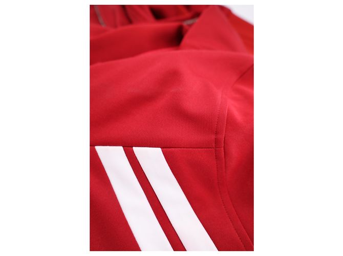 Valentino Garavani Archive Trainingsjacke und Hose mit Streifen aus rotem Polyester - Ansicht 18