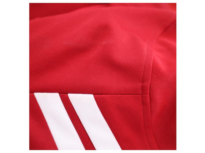 Valentino Garavani Archive Trainingsjacke und Hose mit Streifen aus rotem Polyester - Ansicht 9