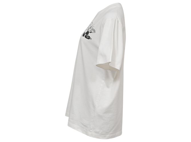 Camiseta Kenzo Boke Boy Estampada de Algodón Blanco - vista 2