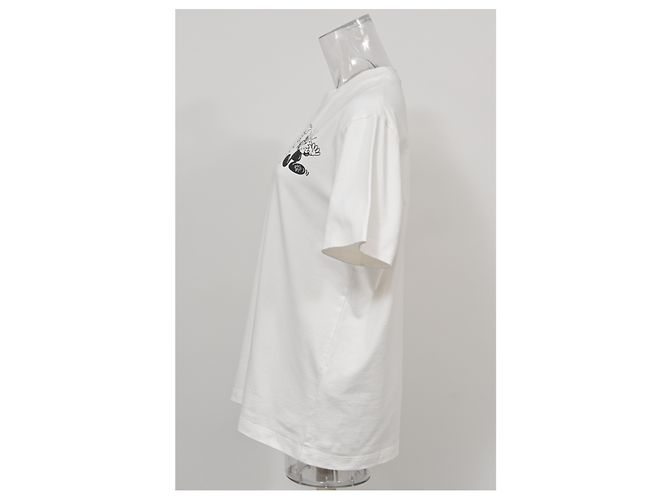Camiseta Kenzo Boke Boy Estampada de Algodón Blanco - vista 7