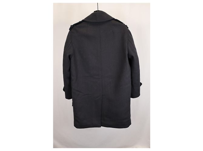 Isabel Marant – Karly – Gefütterter Mantel mit Knopfleiste aus marineblauer Wolle - Ansicht 8