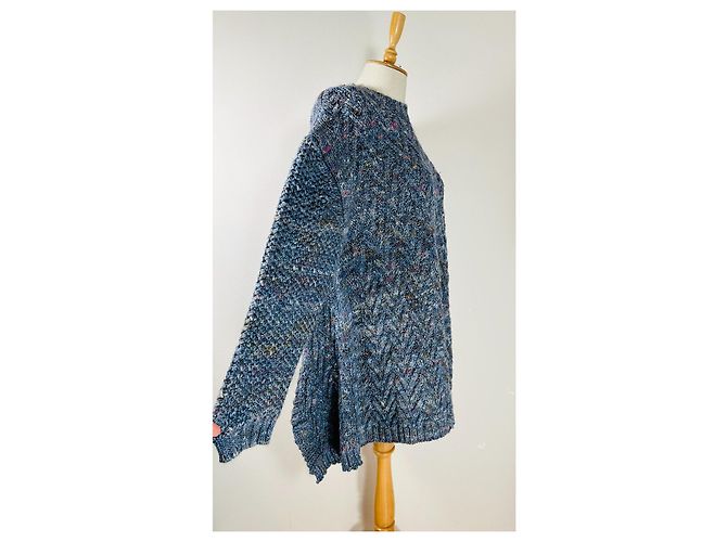 Henrik Vibskov Poncho Oversize Pullover Wolle Mehrfarben - Ansicht 2