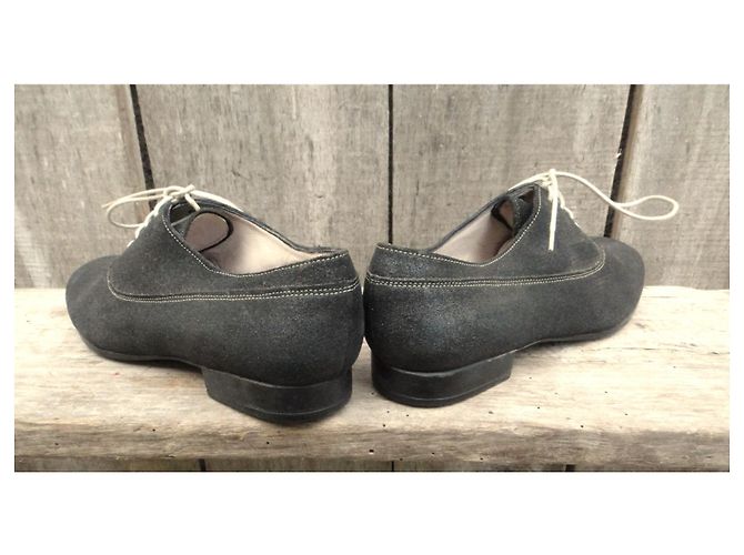 Paraboot Richelieu leggero in pelle grigia iridescente Grigio - vista 6