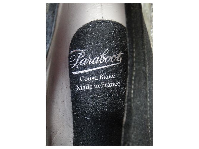 Paraboot Richelieu leggero in pelle grigia iridescente Grigio - vista 7
