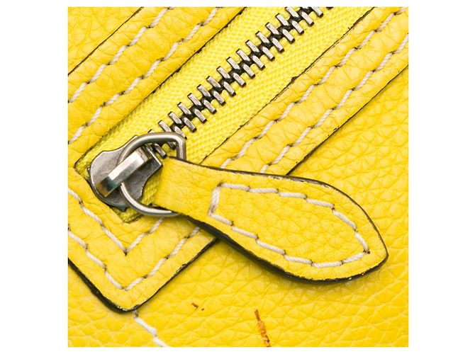 Luggage Céline Bolsa Celine Amarelo Nano Bagagem - vista 10