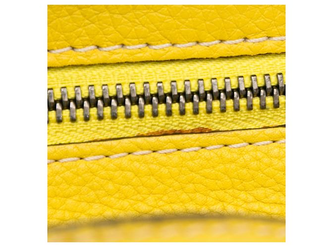 Luggage Céline Bolsa Celine Amarelo Nano Bagagem - vista 14