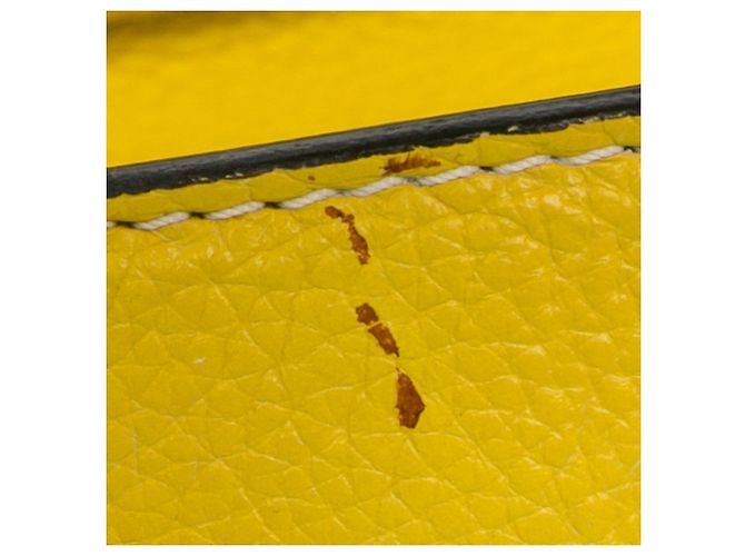 Luggage Céline Bolsa Celine Amarelo Nano Bagagem - vista 15