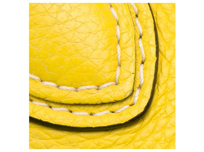 Luggage Céline Bolsa Celine Amarelo Nano Bagagem - vista 17