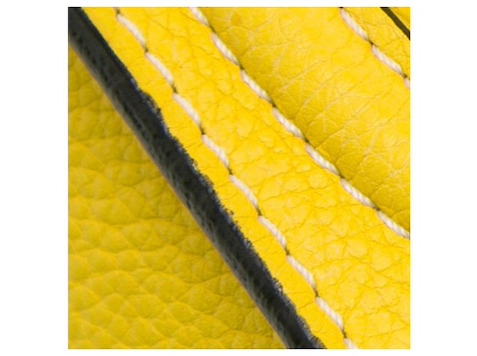 Luggage Céline Bolsa Celine Amarelo Nano Bagagem - vista 18