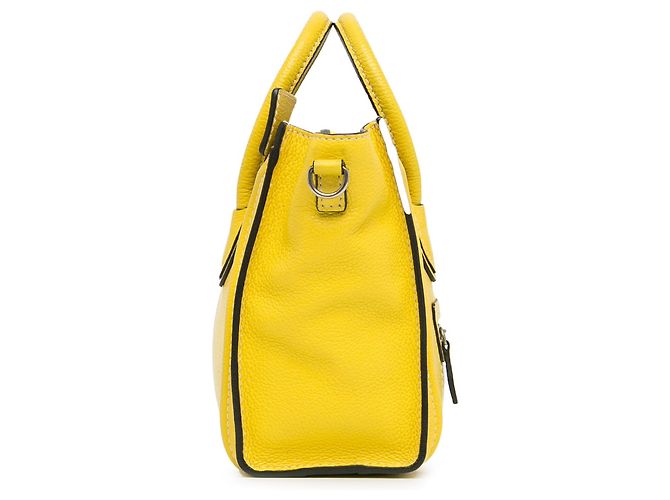 Luggage Céline Bolsa Celine Amarelo Nano Bagagem - vista 3