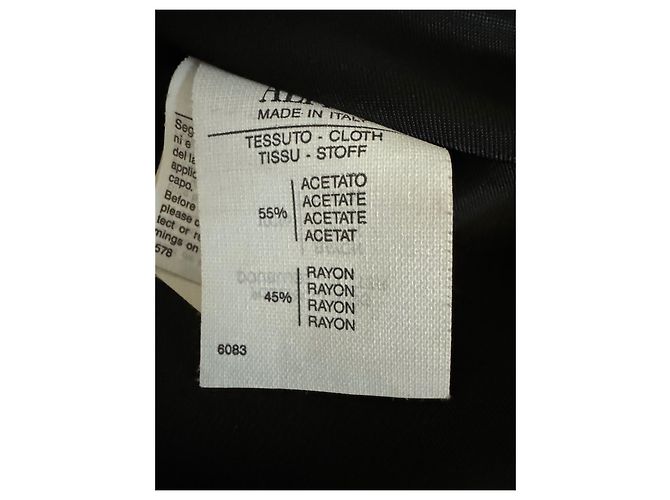 Autre Marque Giacca Moschino Couture blu scuro in acetato - vista 9