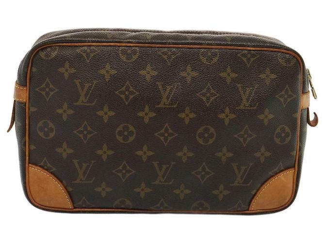 LOUIS VUITTON Monogramma Compiegne 28 Pochette M51845 LV Auth 73470 - vista 15