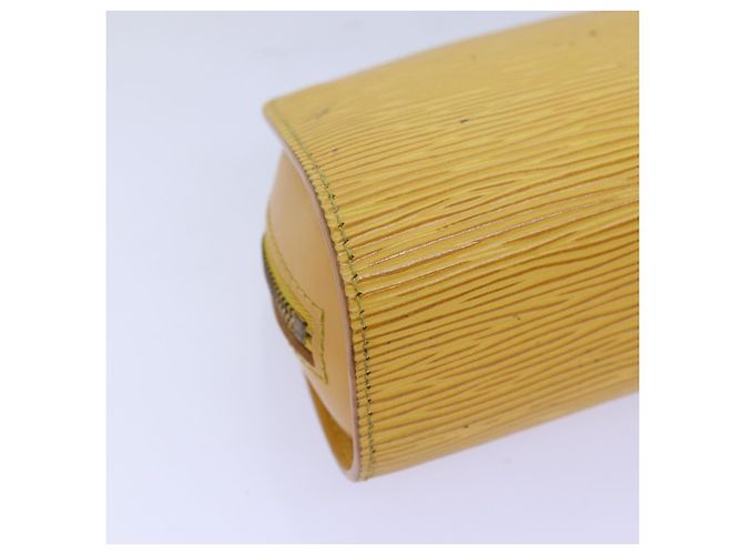 Estuche LOUIS VUITTON Epi Dauphine PM Amarillo M48449 Autenticación LV th4880 - vista 16