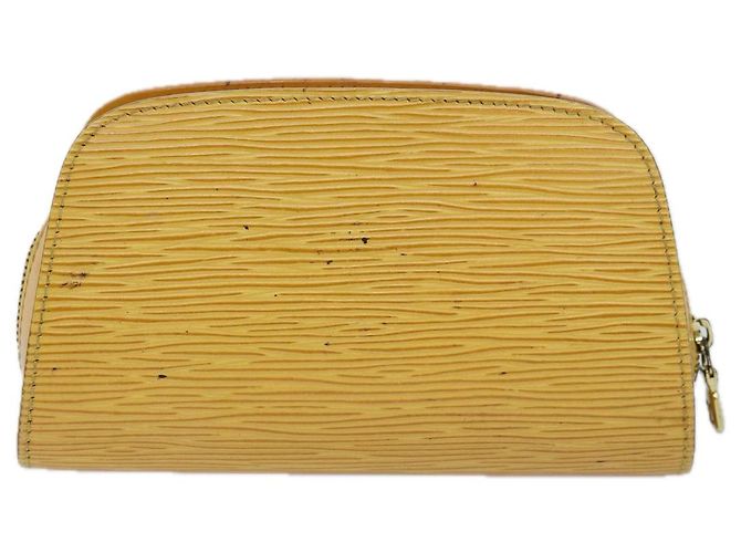 Estuche LOUIS VUITTON Epi Dauphine PM Amarillo M48449 Autenticación LV th4880 - vista 2