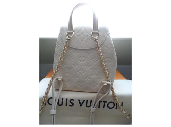 Louis Vuitton Zaino di backup Bianco sporco - vista 4