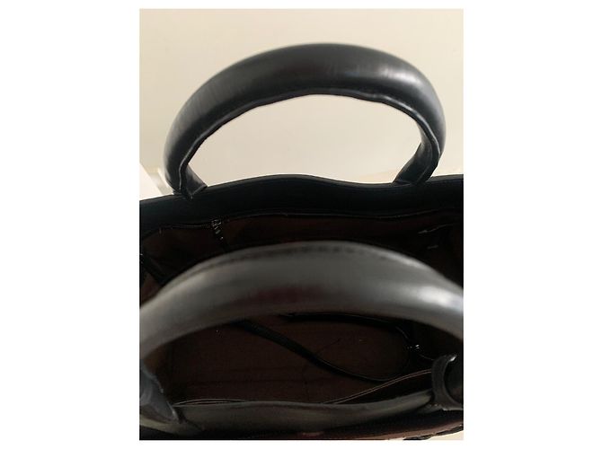 Borsa a mano Zadig & Voltaire Candide in pelle marrone nera Nero - vista 5