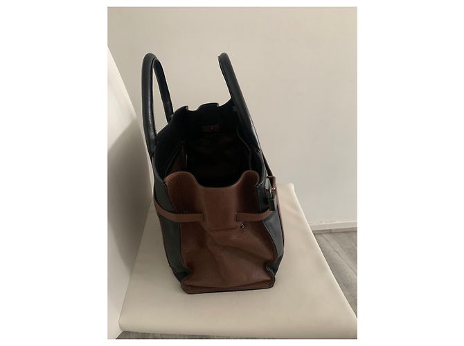 Borsa a mano Zadig & Voltaire Candide in pelle marrone nera Nero - vista 7