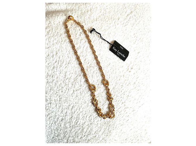 Collar Guy Laroche de metal dorado 46 cm - vista 2
