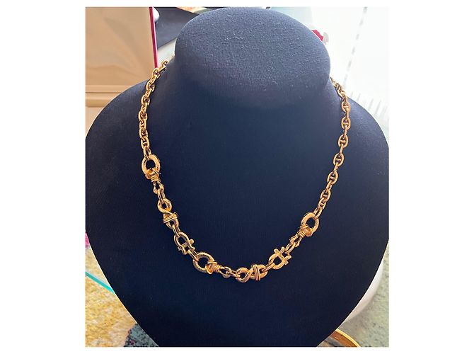 Collar Guy Laroche de metal dorado 46 cm - vista 5