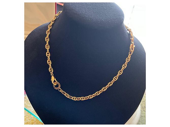 Collar Guy Laroche de metal dorado 46 cm - vista 6