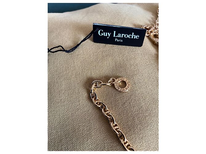 Collar Guy Laroche de metal dorado 46 cm - vista 7
