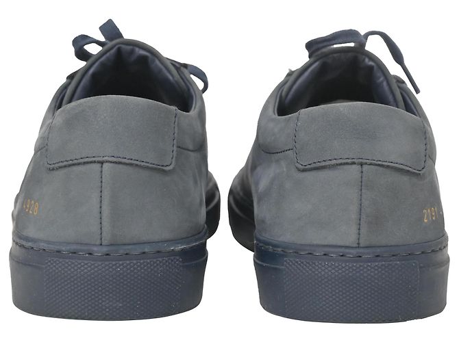 Autre Marque Progetti comuni Sneakers basse Achilles in camoscio blu - vista 4