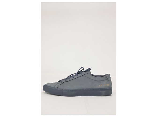 Autre Marque Progetti comuni Sneakers basse Achilles in camoscio blu - vista 8