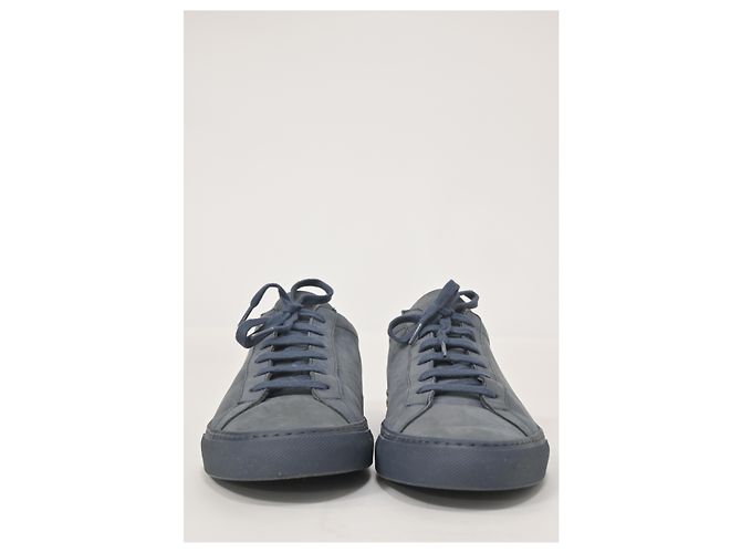 Autre Marque Progetti comuni Sneakers basse Achilles in camoscio blu - vista 9
