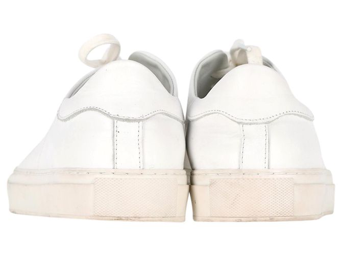 Sneakers basse Axel Arigato Clean 90' in pelle bianca - vista 4